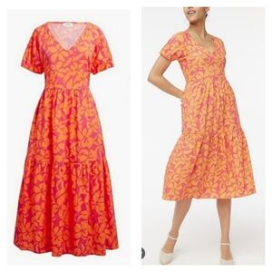 J. Crew Tiered‎ Midi Dress